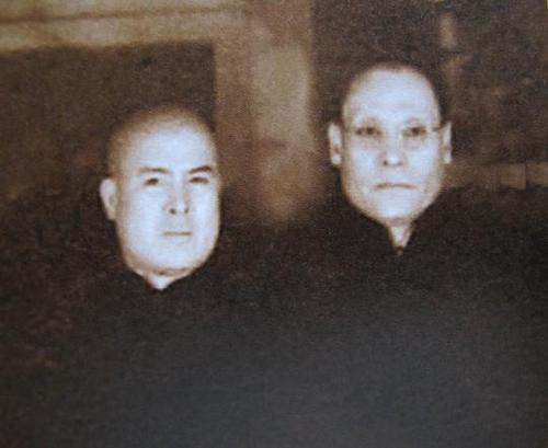 吴松岩与恩师金少山合影